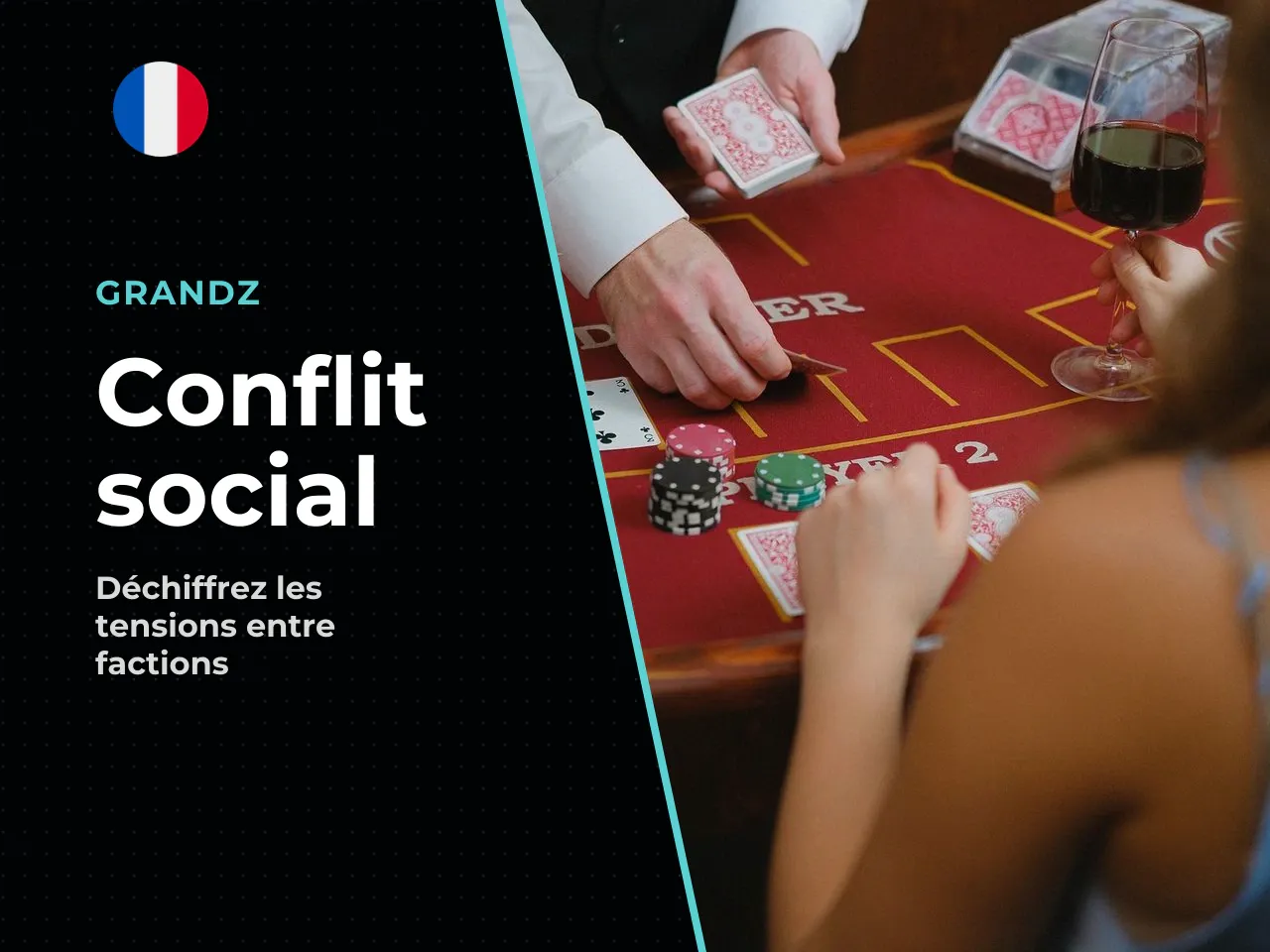 Le conflit social Skyborn, humains et