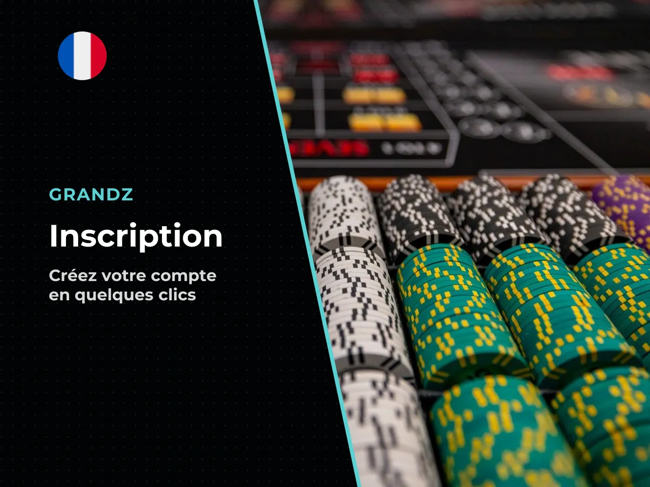 Comment s'inscrire sur Grandz Casino les