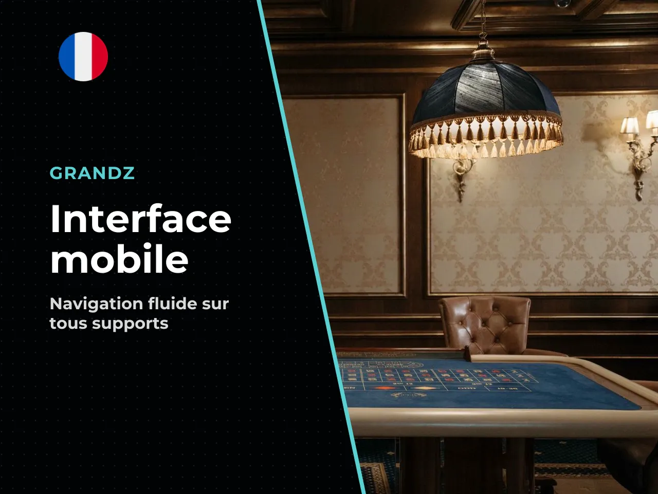 Interface Grandz Casino et utilisation sur
